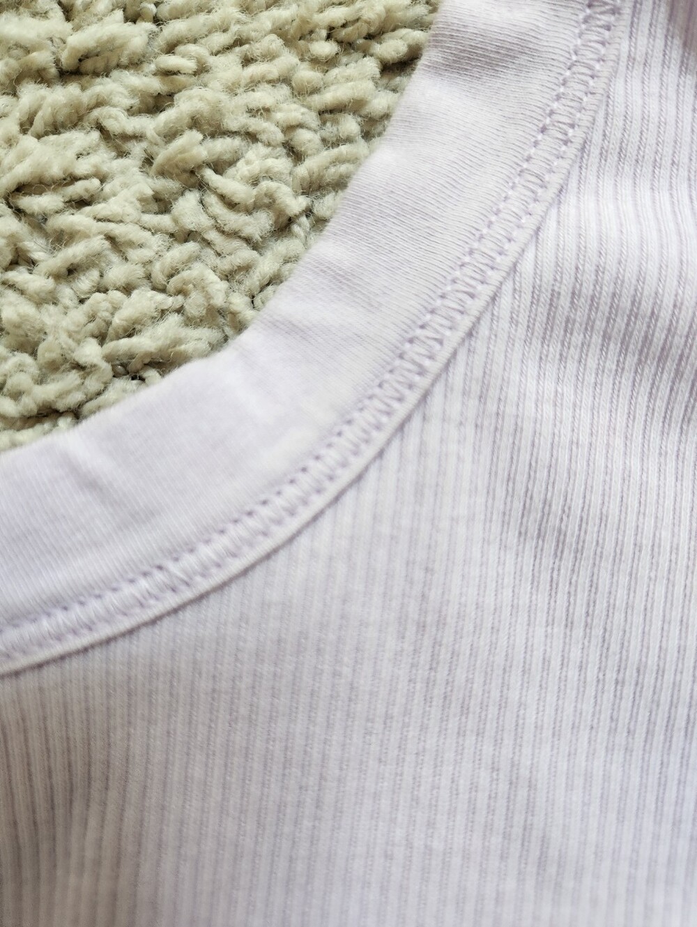 GAP Lavender Ribbed High-Neck Tank - Picture 4 of 8